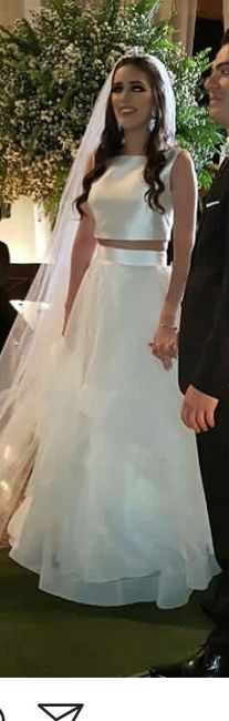 Cropped e saia - 1