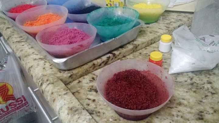 areias coloridas