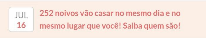 Quantos novinhos vão casar no mesmo dia que vocês? - 1