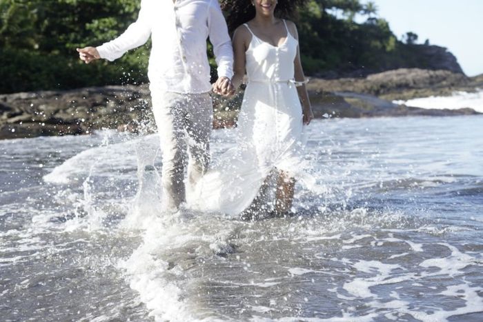 Nosso ensaio pré-wedding na Praia das Calhetas - SP 3