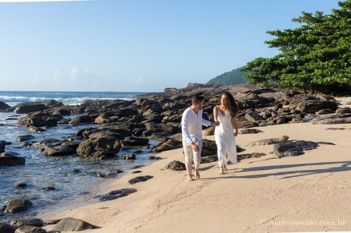 Nosso ensaio pré-wedding na Praia das Calhetas - SP 21