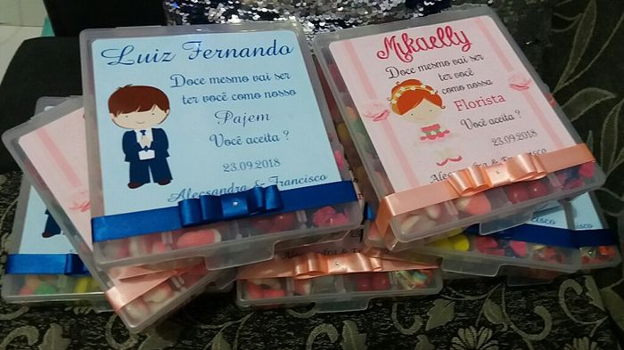 Convite das minhas Floristas/daminha e pajens!! - 3