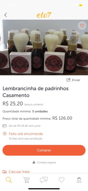 Lembrancinha para os Pais 1