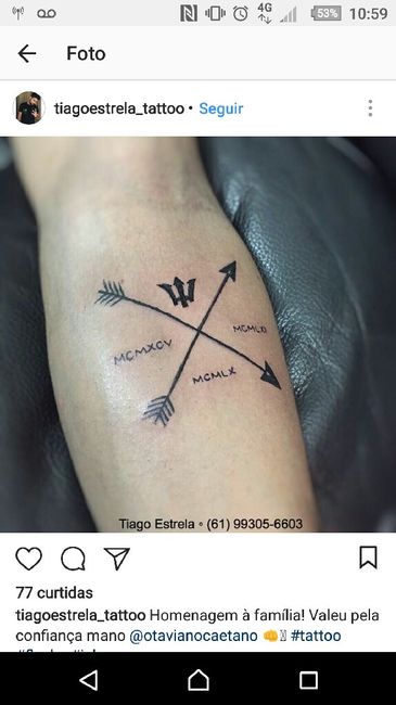  Tatuagem com noivo - 1