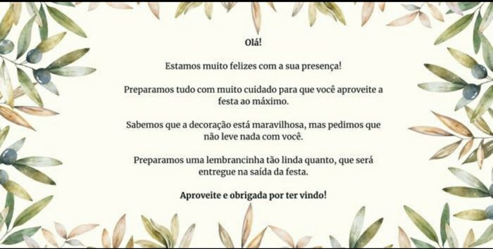 "Manual do convidado" Sim ou Não? 1