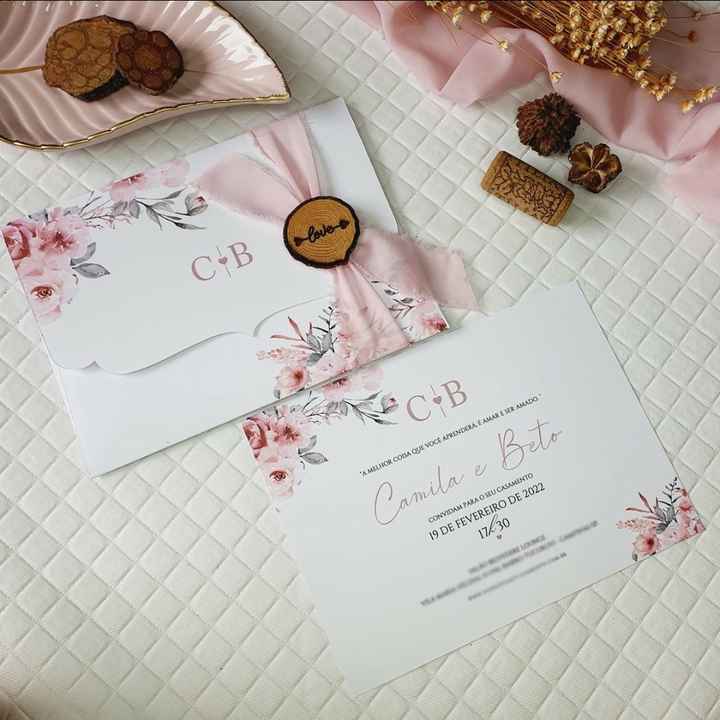 Convite de casamento - Inspiração - 1
