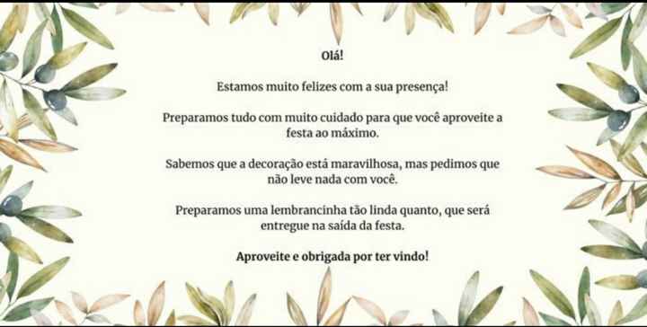 "Manual do convidado" Sim ou Não? - 1