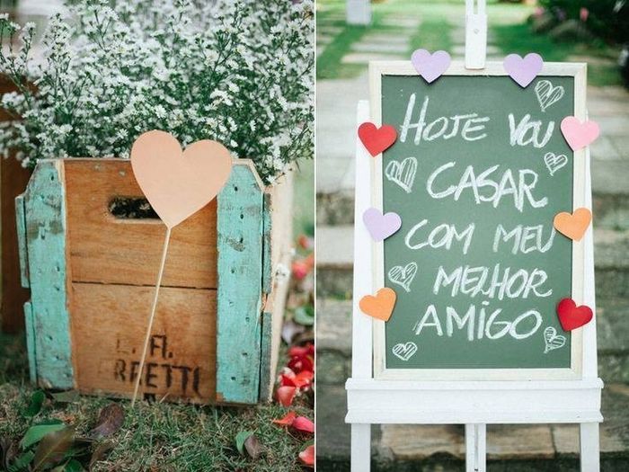 Quadros em lousa com dizeres III