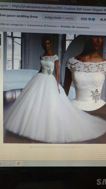 Quando você se apaixona por um vestido de noiva... - 1