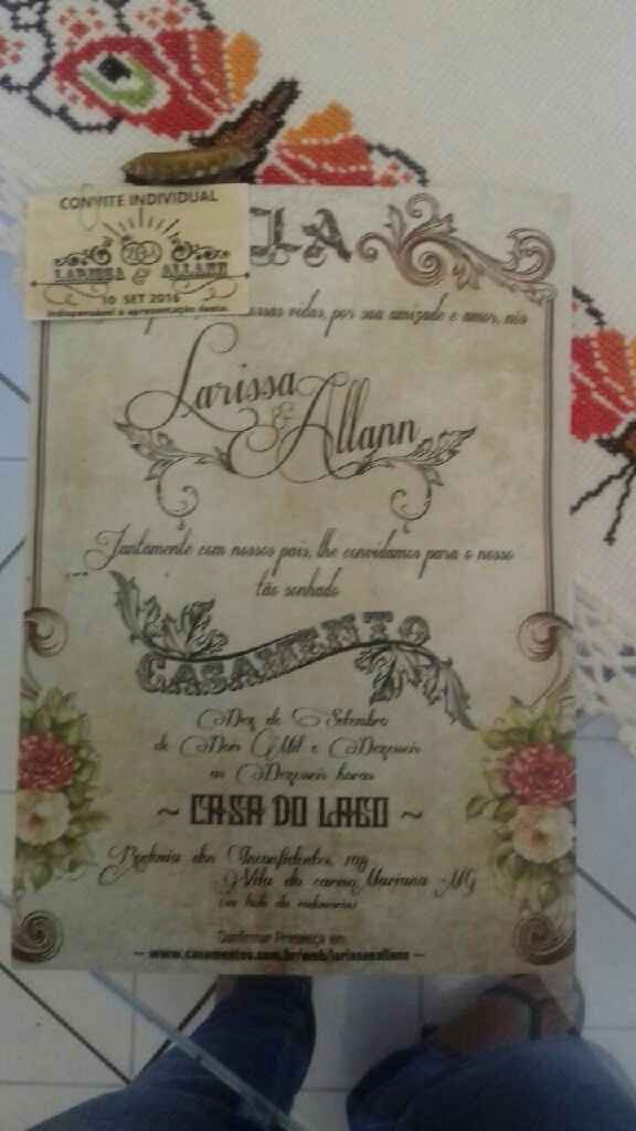 Nome dos pais no convite. #ajuda - 1