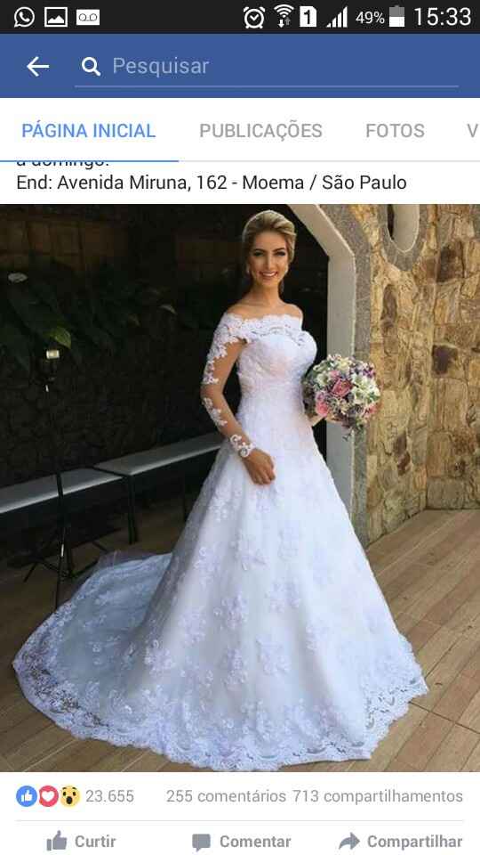 O vestido ideal 👰💐😍 - 1