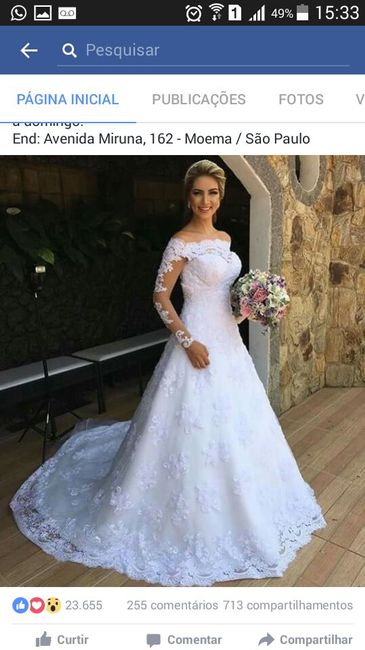 O vestido ideal 👰💐😍 - 1