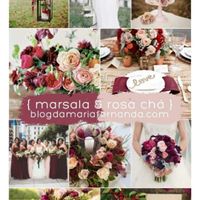 Padrinhos: marsala ou rosa chá - 1