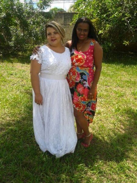 eu e a minha amiga que cantou e encantou