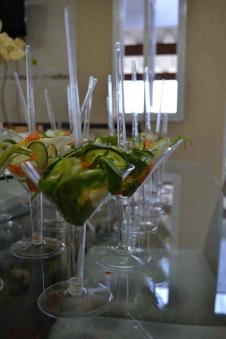 Entrada -  Salada na taça 
