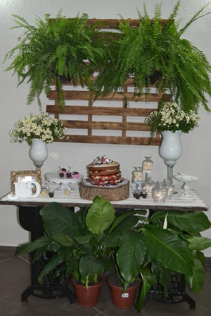 Mesa do bolo