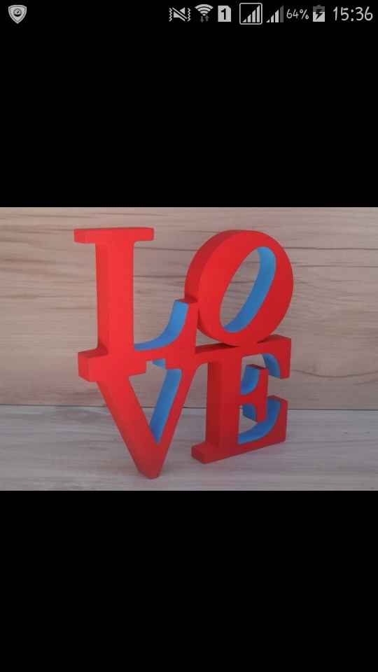 Placa de love - 1