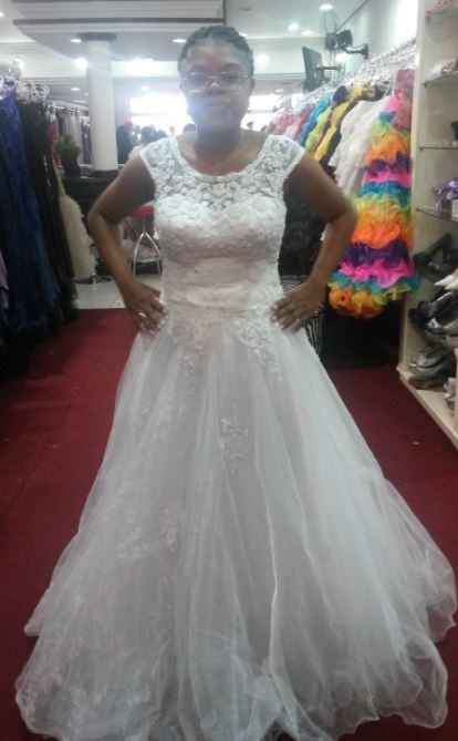Vestido de frente...