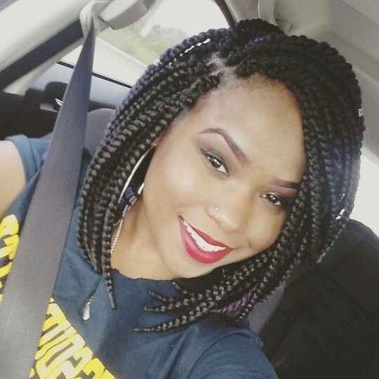 Box braid estilo channel