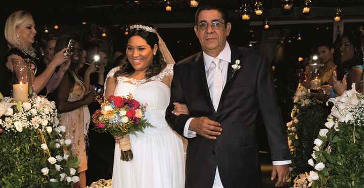Eliza e Zeca - A noiva entrando com o pai