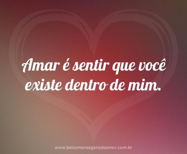 Amar é...