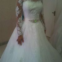 Vestido de noiva com ou sem a faixa? - 1