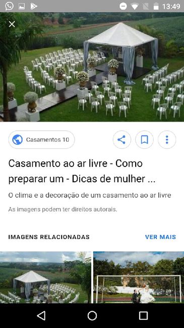 Casamento no campo a noite - 2