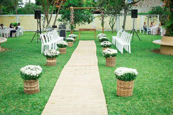Casamento no campo a noite - 1