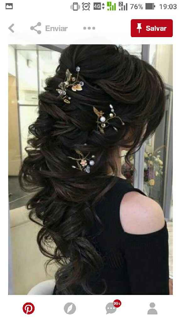 Duvida, sobre o véu +penteado - 1
