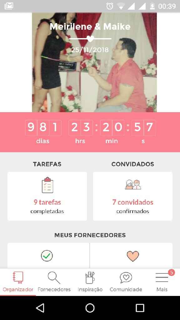 Quantos dias falta para o grande dia? - 1