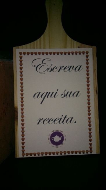 Diy para chá de cozinha - 2