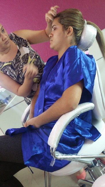 Prova da make e penteado #vemver - 2