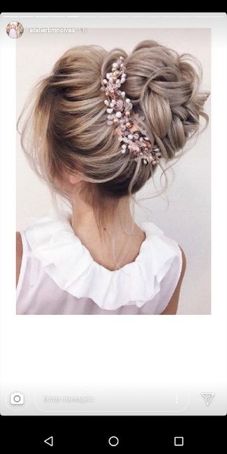 Penteado da noiva - 1