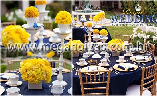 Azul com Amarelo