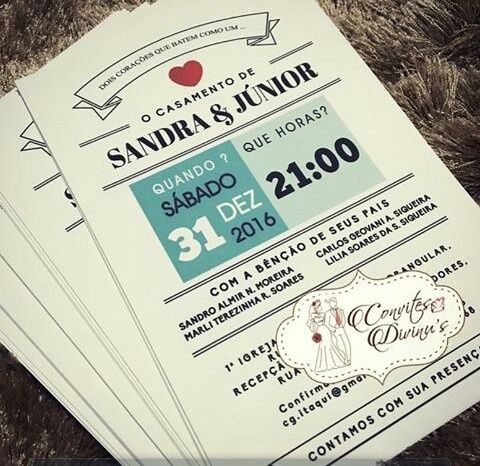 Convite de casamento - 2