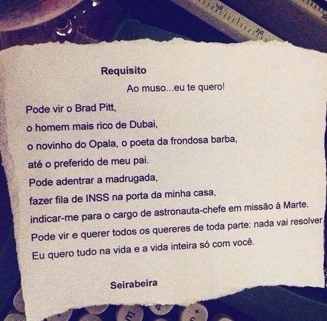 Ao muso...