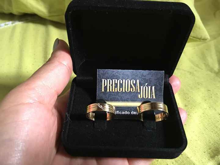 Chegou nossas alianças *-* #vem ver - 1