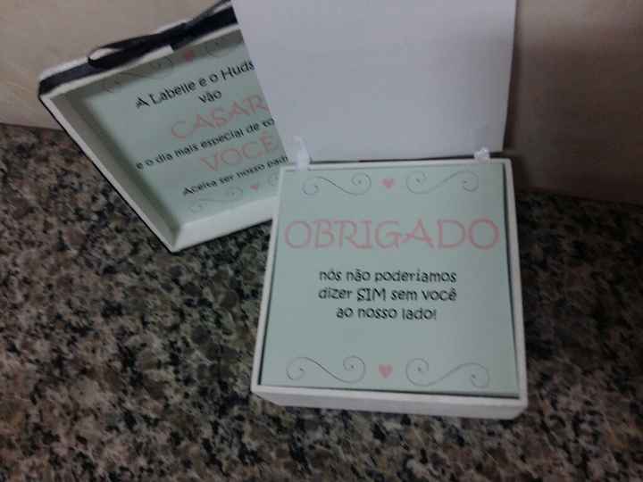 Convite para os padrinhos diy parte 2 #vemver - 2