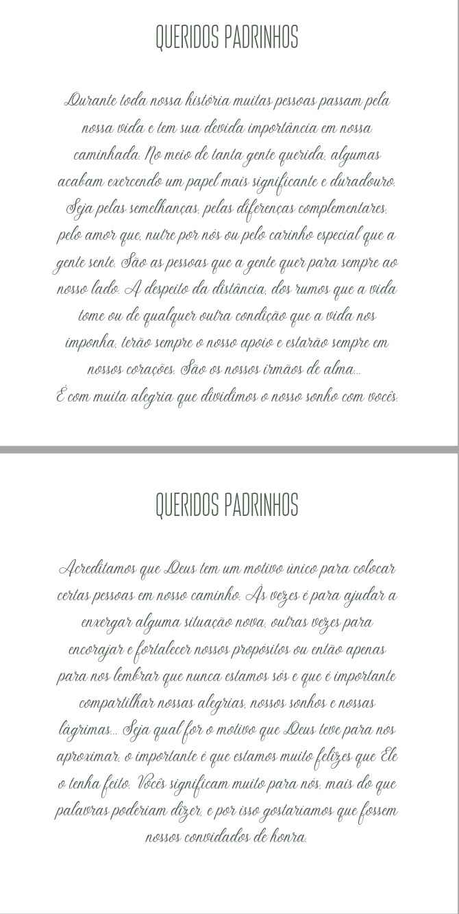 diy - Convite dos padrinhos, pajens, daminhas, florista, celebrante e pais dos noivos! - 5