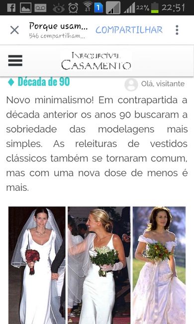 Tradicional vestido de noiva épocas - 9