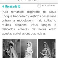 Tradicional vestido de noiva épocas - 1