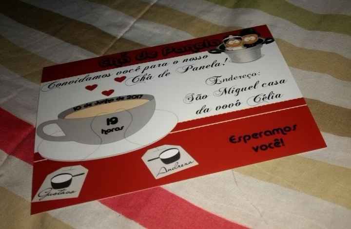 Esse é o do chá de panela que falei: