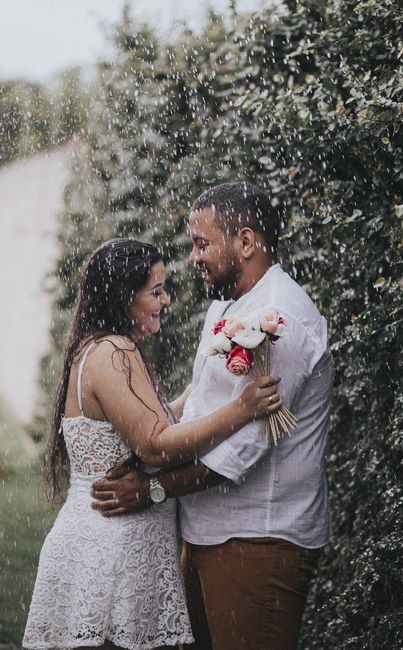 Só deu chuva 🤣😍😍 - 2