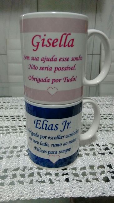 Lembrança de padrinhos - 1