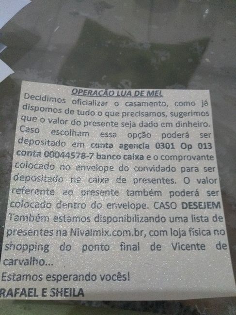 e o que pedir de presente???? - 1