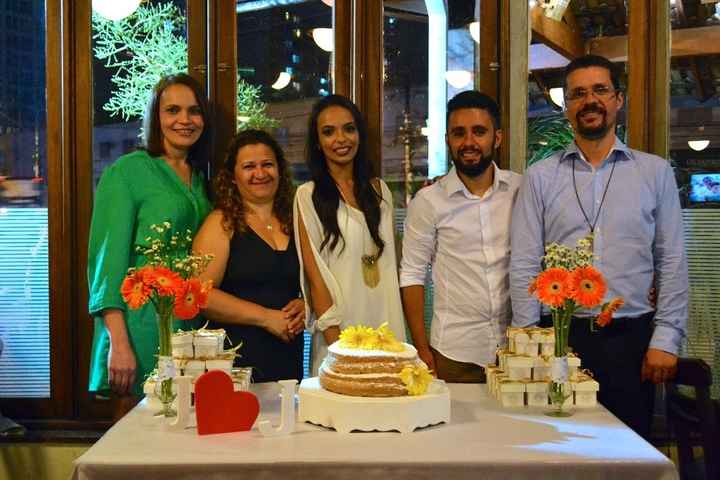 minha mae (de verde) e os pais dele 