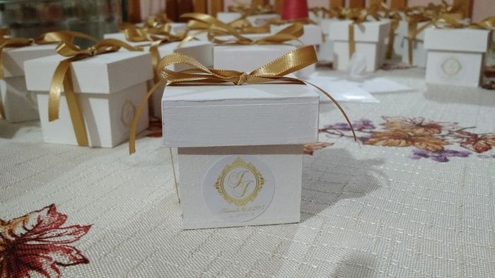 Lembrancinhas finalizadas