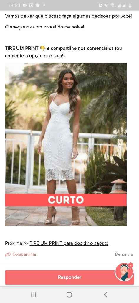 TIRE UM PRINT para decidir o vestido - 1