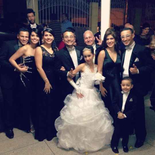 Madrinhas de preto. - 3