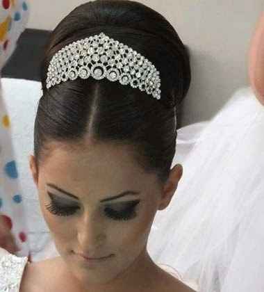 Coroa de cabelo.